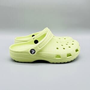 CROCS Light Green Flats